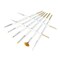 RSET-TK MINI | Royal Gold™ 8pc Golden Taklon Ultra-Short Handle Variety Brush Set